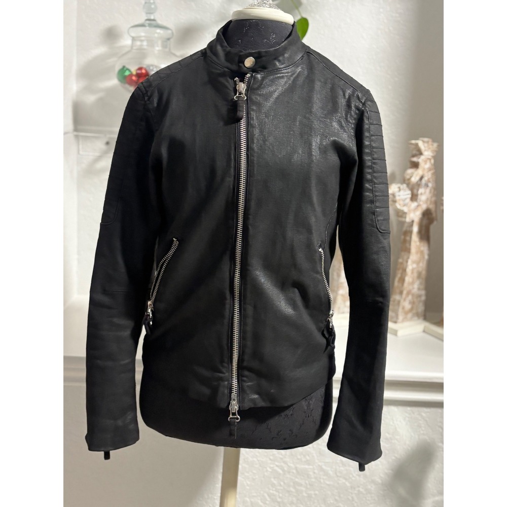 Black Moto Jacket - Unbranded